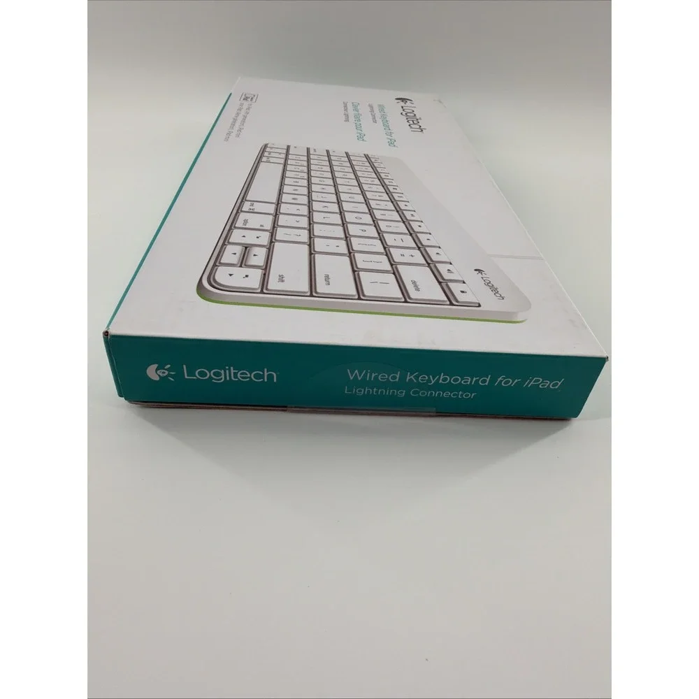 Logitech 920-005843 Wired KBD Lightning Keyboard For iPad 4 Or iPad Mini New
